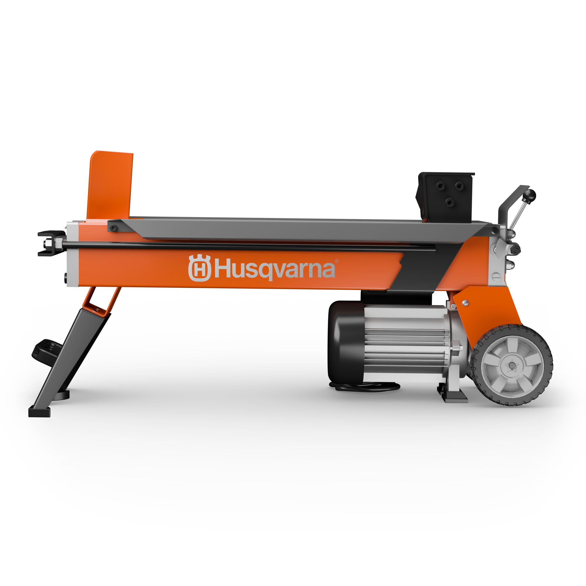Husqvarna 5-Ton Electric Log Splitter, 12.5 Amp Horizontal Wood Splitter, Model #066004